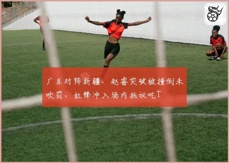 广东对阵新疆,赵睿突破被撞倒未吹罚,杜锋冲入场内抗议吃T