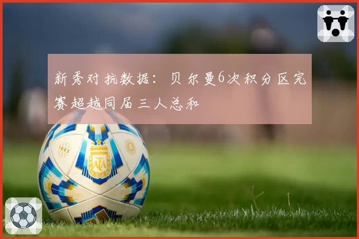 新秀对抗数据：贝尔曼6次积分区完赛超越同届三人总和